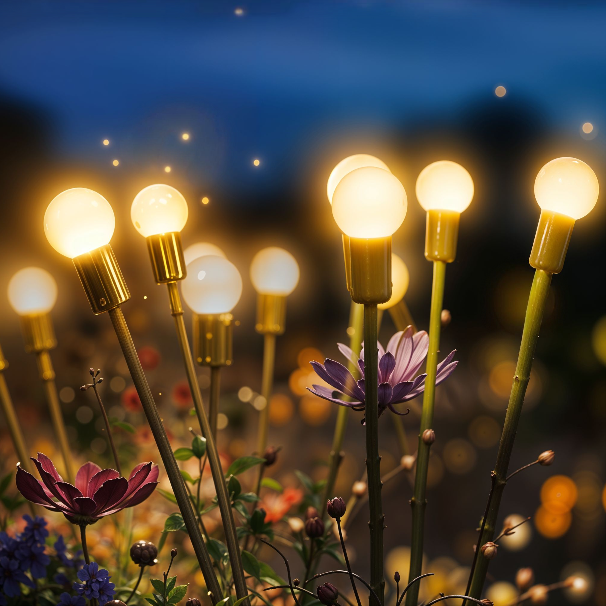 Luci da giardino danzanti a energia solare | 2 pz.