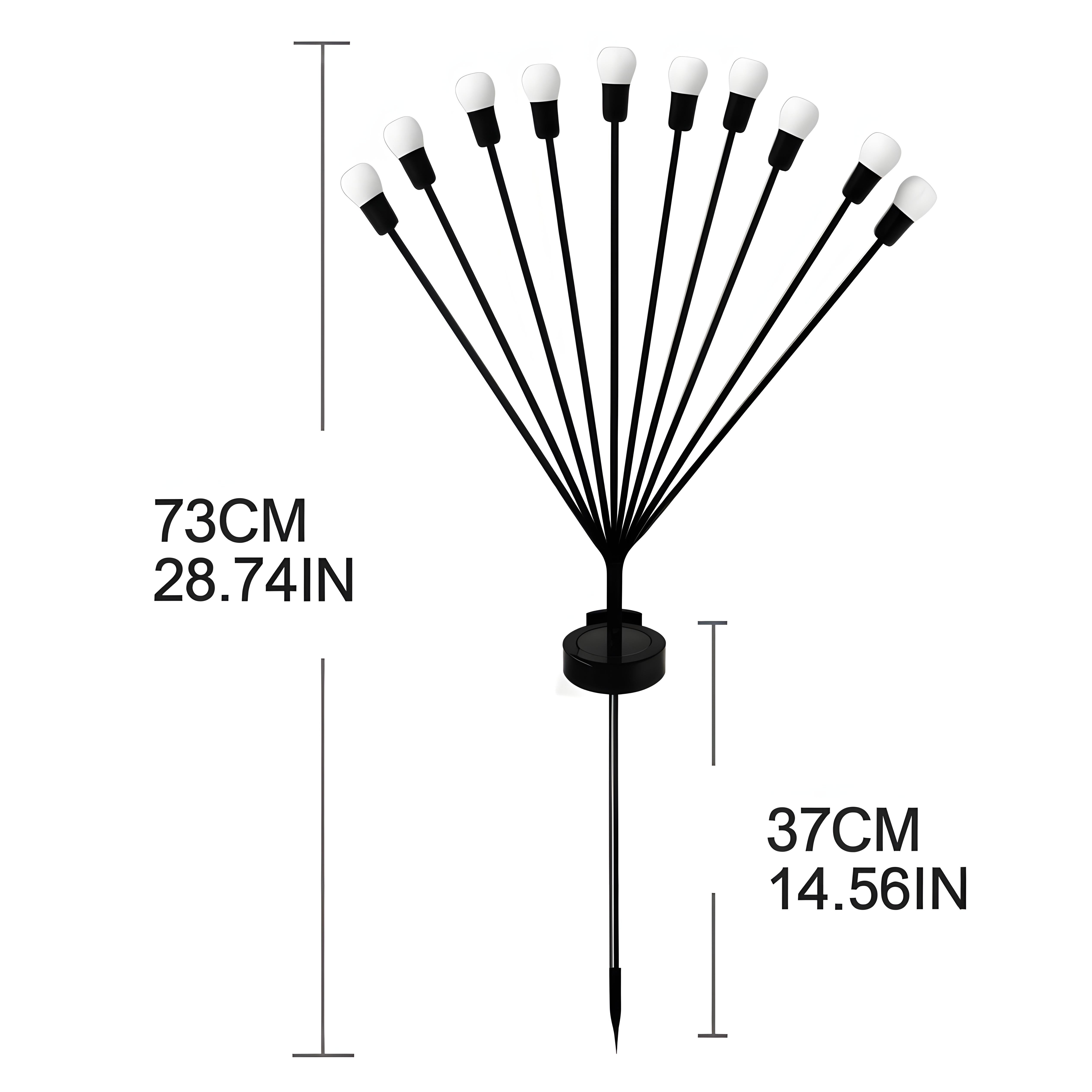Luci da giardino danzanti a energia solare | 2 pz.