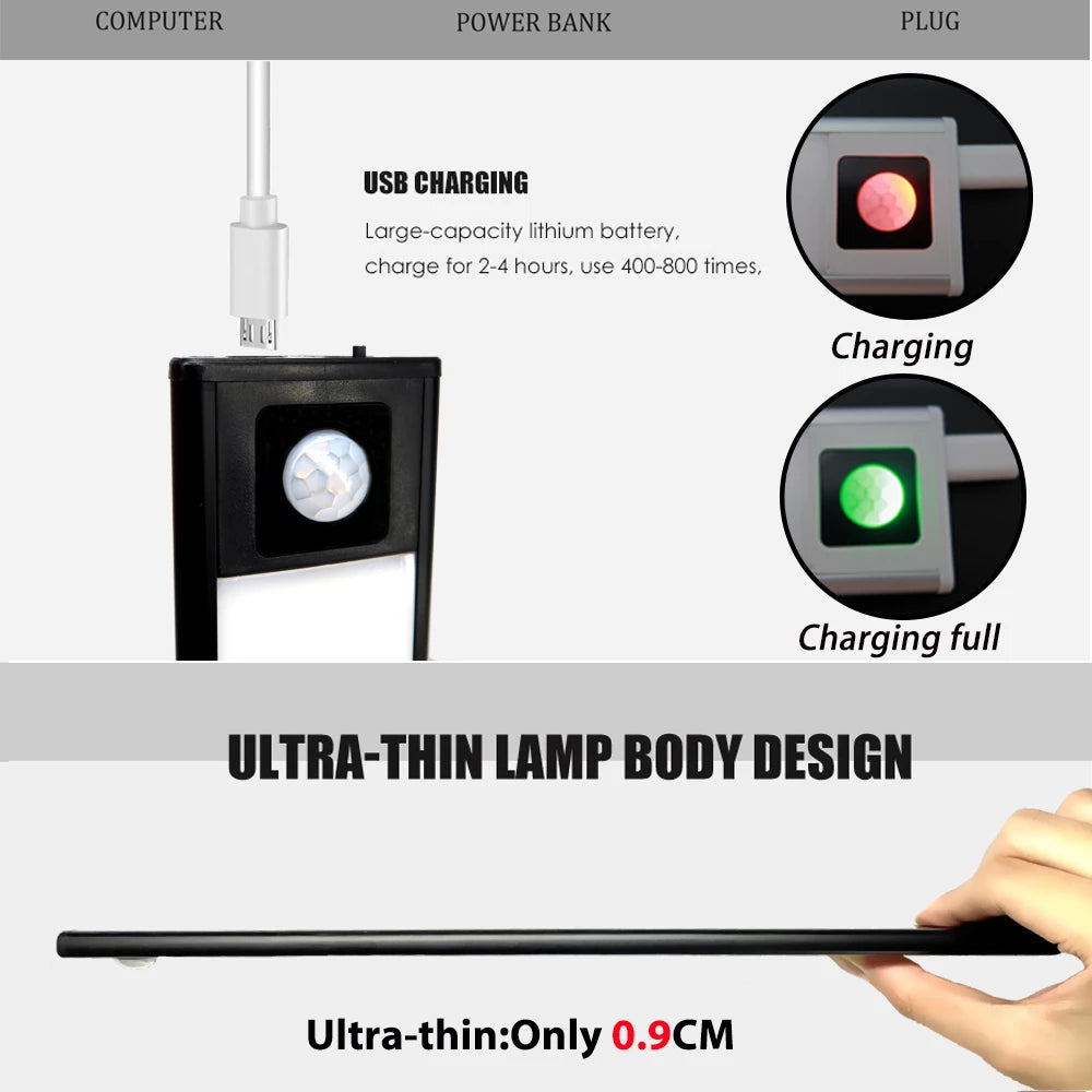 LED-lampe med bevægelsessensor